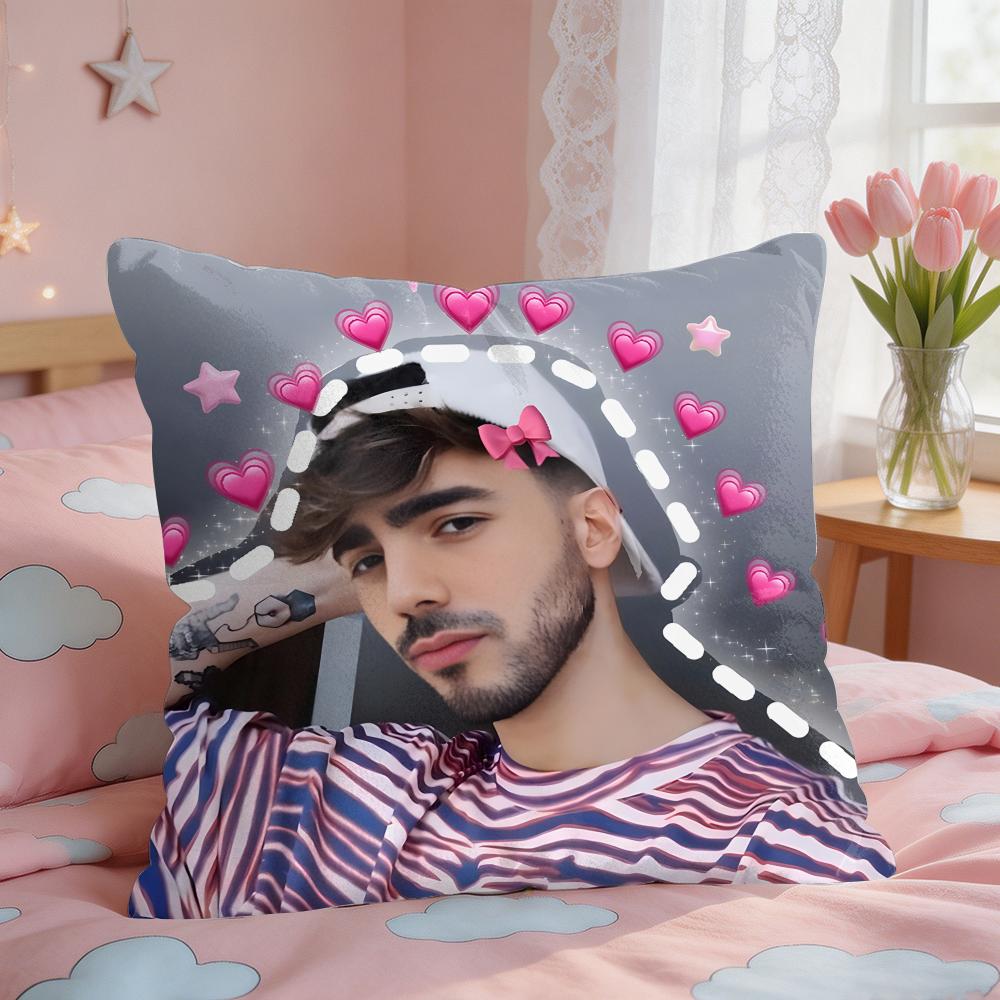 Internet Celebrity Fede VVigevani Cushion Cover Square Short Plush Pillow Case Living Room Sofa Home Decor Funda X