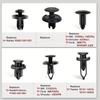 200 Stück Auto-Befestigungsclips 6 mm, 7 mm, 8 mm, 9 mm, 10 mm, universell, sechs verschiedene Arten, für TOYOTA, Ford, General Motors, HONDA, Stoßstangen-Drucknieten, Autoteile