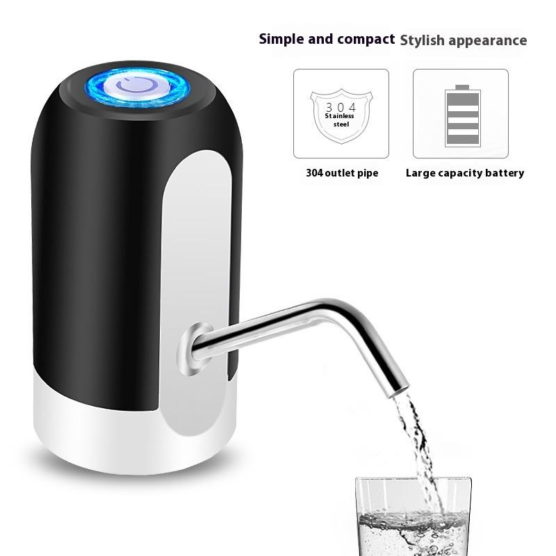 Pompa Ricaricabile USB per Bottiglia d'Acqua Dispenser per Bottiglia d'Acqua da 5 Galloni Campeggio Portatile Elettrico Ricaricabile Riutilizzabile
