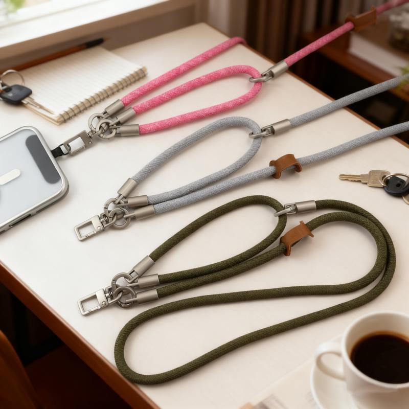 Detachable  Universal Lanyard - Crossbody, Neck & Wrist Strap for Phone and Camera Outdoor Use Mobile Phone Straps