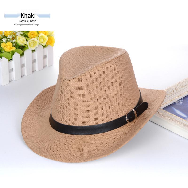 Unisex Summer Straw Sun Hat - Fedora, Beach, Cowboy Styles for Outdoor