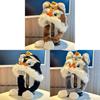 Lion Dance Plush Hat For Adults Warm Winter Earflap Beanie With Soft Faux Fur