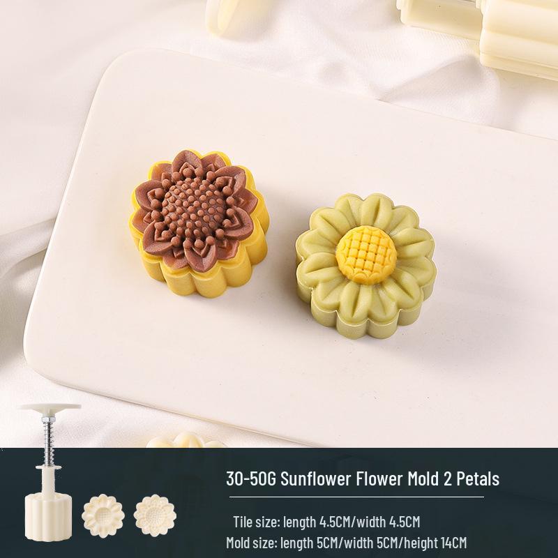 Traditional Cartoon Mooncake Mold, Hand-Press Type for Baking, Available In 50g, 75g, 100g Sizes