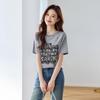 Srcr 19 Momme Silk Blend Printed Short Sleeve T-Shirt