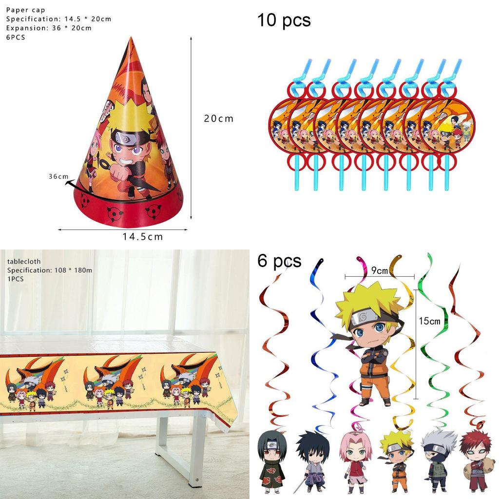 Aufregende Naruto Ninja Geburtstagsfeier Deko Zubehör Für Erwachsene Und Kinder Gleichermaßen