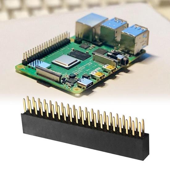 4 stuks Dubbele Rij Rechte Mannelijke Headers Pins Universeel Eenvoudig te Gebruiken 2.5mm Steek Pin Header Connectoren voor Raspberry Pi Zero/Zero W