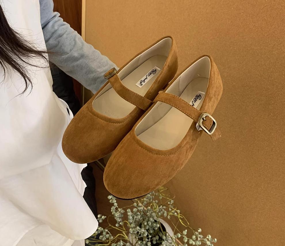 Fashion 2025 Women Flats Soft Leather Dress Shoes Spring Brand New Round Toe Shallow Slip on Ladies Casual Ballet Shoes35-40