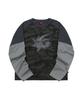 S'EST Camo Raglan Layered Sleeve Charcoal