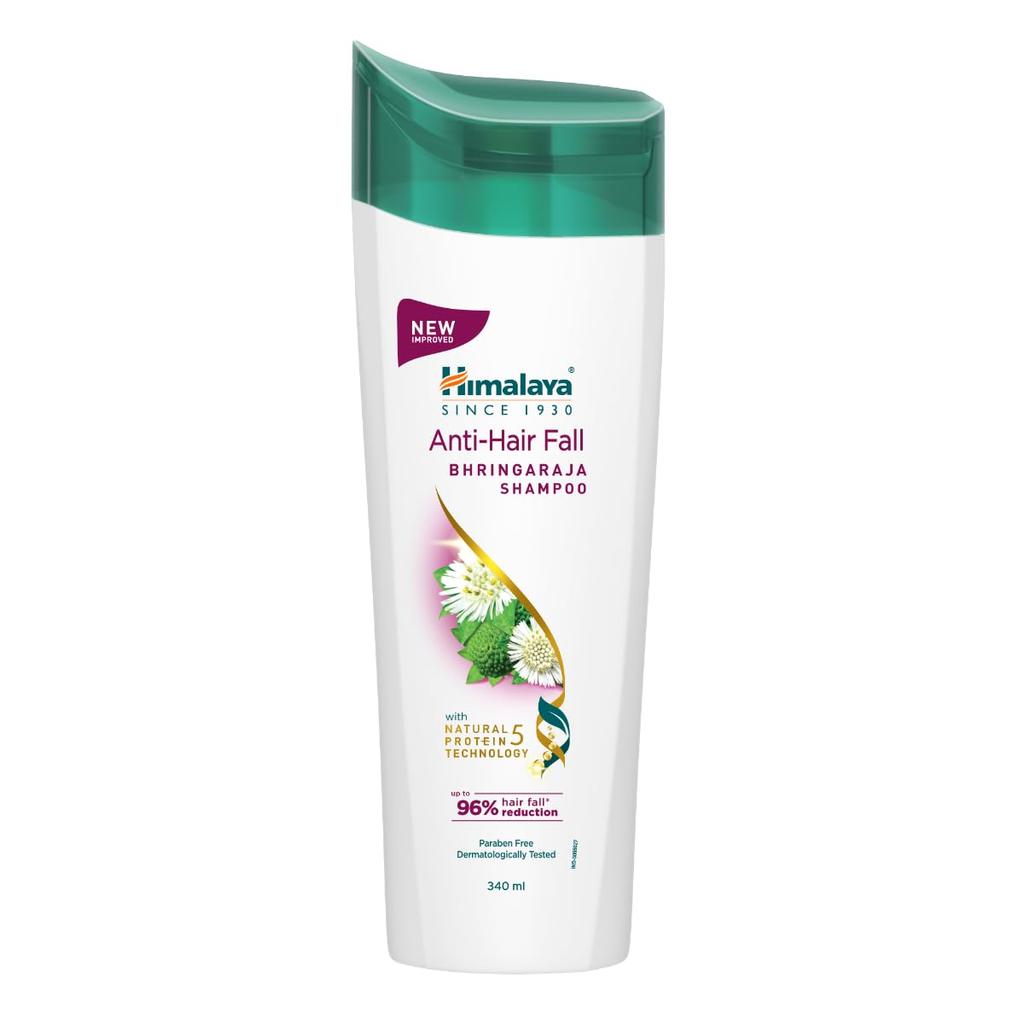 Himalaya Anti-Hair Fall Shampoo 340ml For Men And Women Reduces Hair Fall And Strengthens Hair With Bhringaraja And Palasha For Healthy Looking Hair