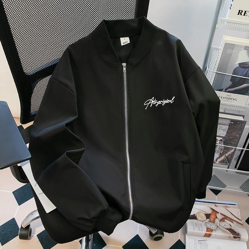 American Jacket Men's Spring and Autumn High-end Trendy Brand Loose Baseball Jersey