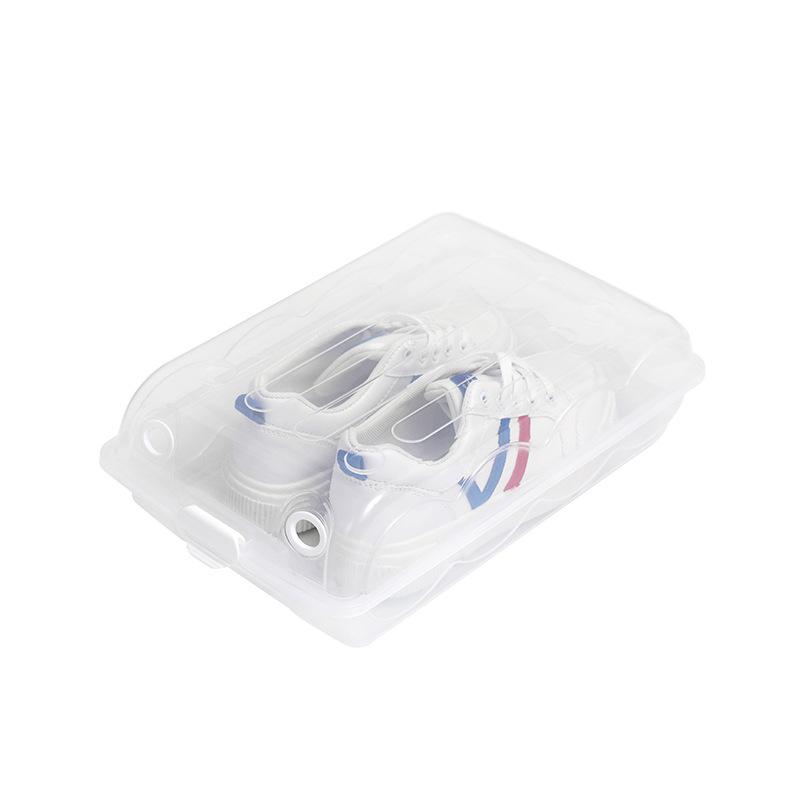 Storage Box Shoebox Transparent Household Storage Box Drawer Type Shoebox Thickened Plastic Shoebox Stackable Shoebox Dustproof