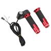 1 Pair 12V‑99V Throttle Grips     Throttle Accelerator Grip Handlebar with Keys for Electric Bike Scooter