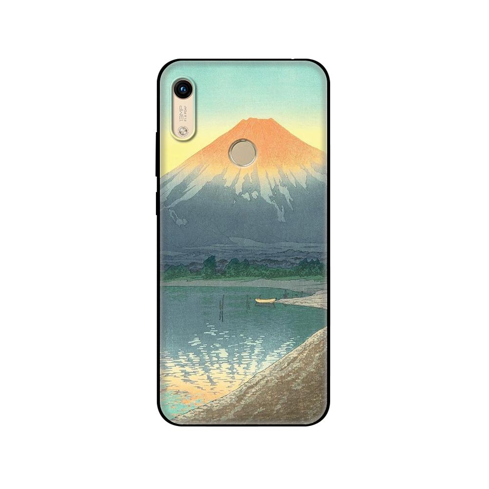 Black Tpu Case For Huawei Honor 8a Prime 8s Prime 9 Lite Honor 9A 9C 9X Premium 9x Pro 9S Case Cover Japanese Style Art