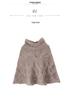 French Wool Cable Knit Shawl Scarf - Women's Winter Thick Warm Cloak Outerwear