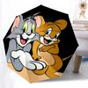 1 buc Tom și Jerry Cadru Robust cu 8 Nervuri, Deschidere/Închidere Automată, Durabil și Colorat Ideal pentru Plajă, Călătorii și Toate Anotimpurile10031