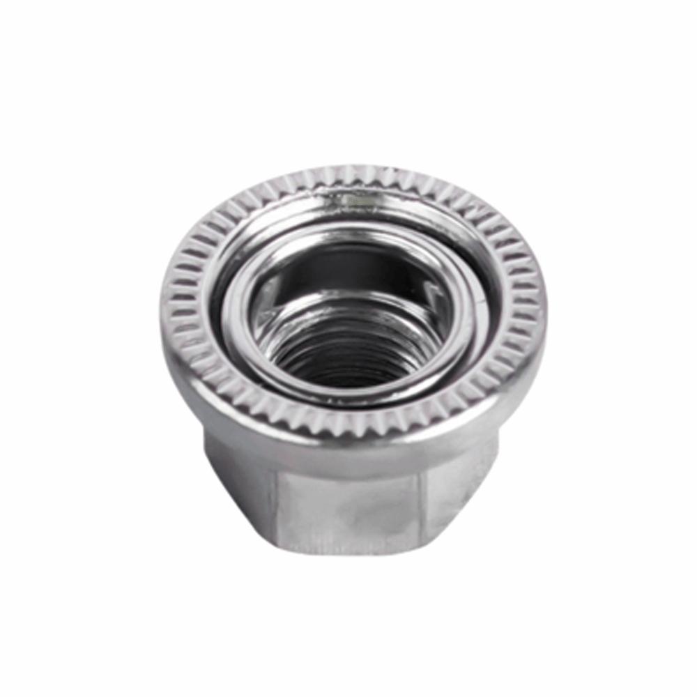 8PCS Steel Bike Wheel Axle Nuts Bike Wheel Hub Nut  Bicycle Wheel Axle Repair and Replacement