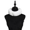 Pearls Decors Detachable Neck Ruff Jabot Collar For Medieval Renaissances Costumes And Historical Costume Accessories