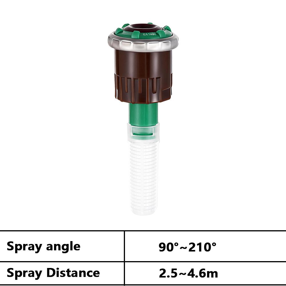 Replacement Scattering Nozzle for Pop-up Sprinkler 90°~210°/360° Adjustable Garden Lawn Irrigation In-ground Sprinkler Fitting