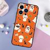 iPhone16 Mobile Phone Case Ghost, Cute, Scary Mobile Phone Case, Painted Anti-drop for Anti-drop Mobile Phone