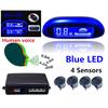 22mm Parking Car Voice Alarm Kit Reversing With 4 Sensor Radar Blue LED Display