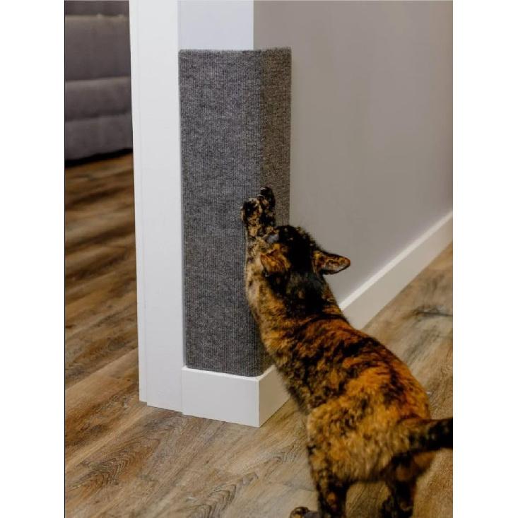 

Коврик-когтеточка для кошек, 24 X 14 дюймов, Коврики-когтеточки для кошек, Горизонтальная когтеточка-ковер для пола с липкими лентами, Защита дивана и ковров