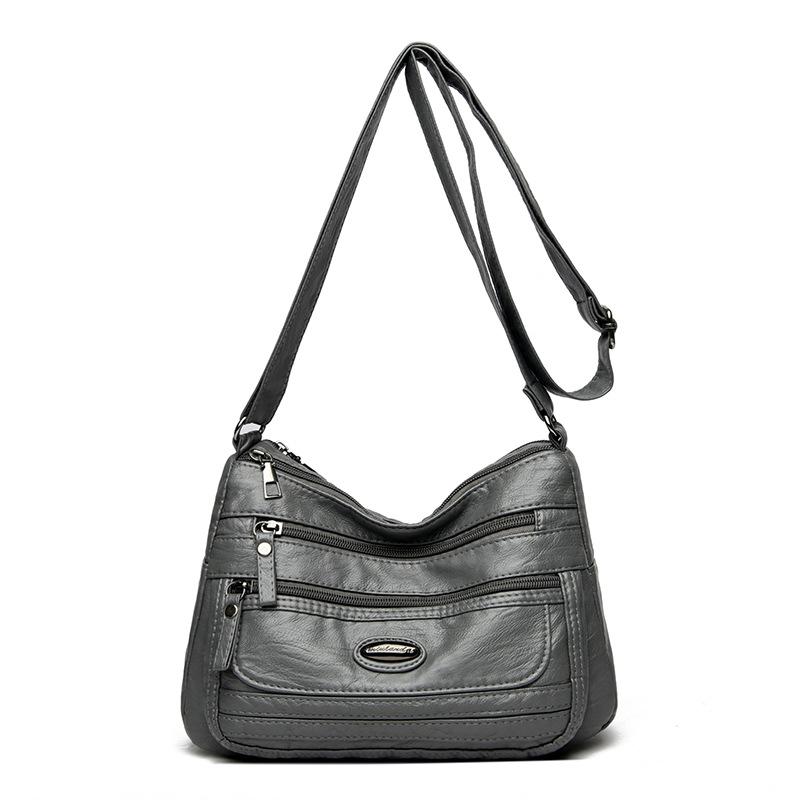 Large Capacity Shoulder Bag Women's Crossbody Bag Soft Leather Mother Bag