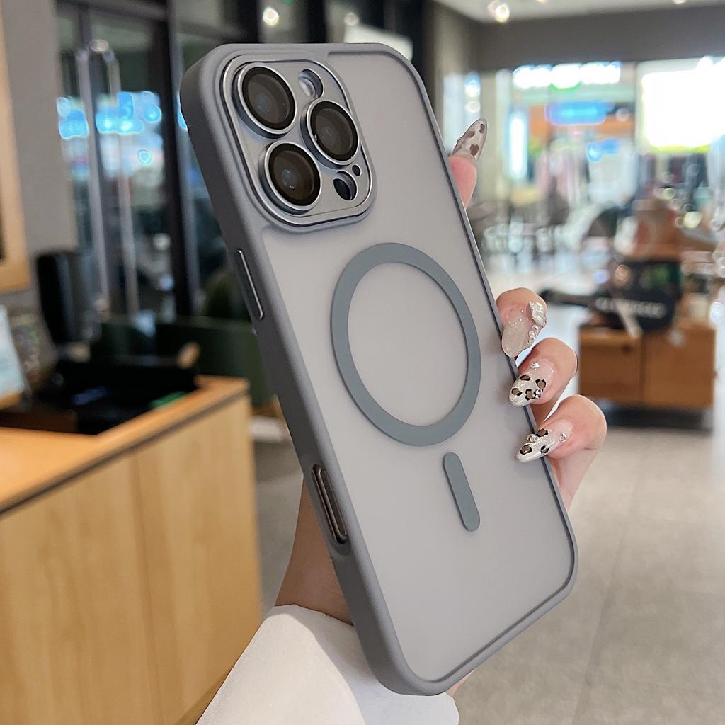 Magnetic Luxury Matte Translunt Armor Shockproof Case For iPhone 16 16e 15 14 Plus 12 13 11 Pro Max Wireless Charge Cover