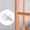50Pcs Shelf Support Pegs for Glass Shelves Heavy Duty Cabinet Bracket Mounting Hardware Closet Organizers Shelving Pins
