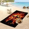 Asciugamano da Spiaggia Personalizzato Stampato Lamine Yamal Logo Calcio Supporto Nome Personalizzato Testo Asciugamano Assorbente Per Sport Viaggio Regalo Speciale