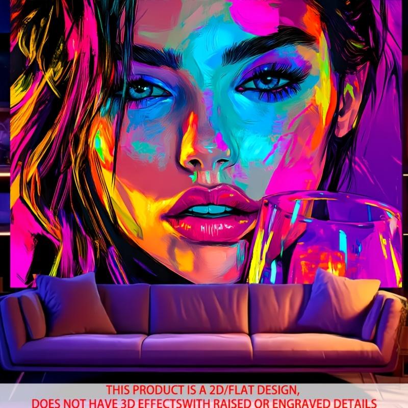 VIKAMA Color Womens Tapestry Design Fashion Trendy Makeup Future Sense Living Room Room Decoration Background Wall
