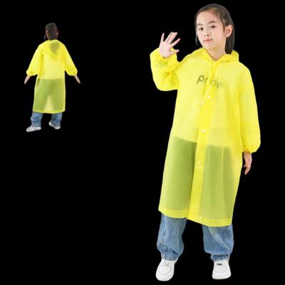 Children's Portable EVA Transparent Raincoat