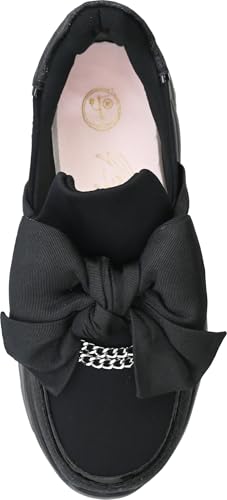 Plateau-Sneaker mit Schleife