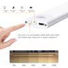Ultra Thin LED Motion Sensor Cabinet Light USB Rechargeable 3 Magnetic Night Lamp for Kitchen Wardrobe
