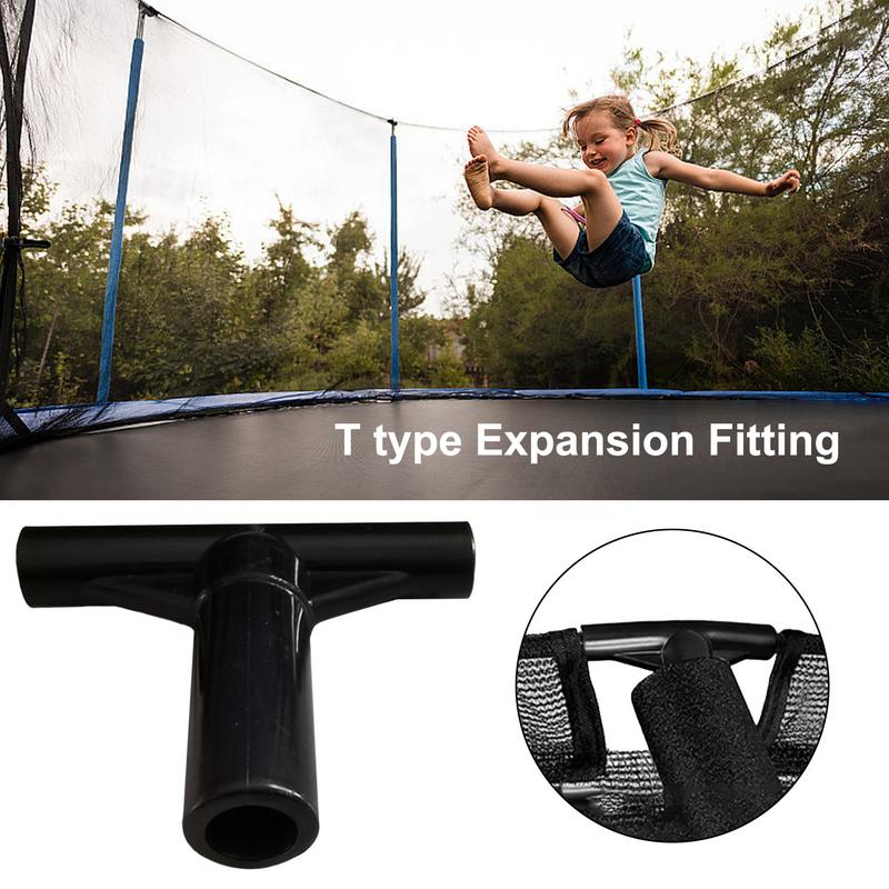 Trampoline T Joint Parts Expansion Fittings Trampoline Enclosure Replacement Trampoline Pole Caps Expansion Fittings Fixed