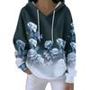 Women's Fall And Winter Printed Pullover Hooded Sweatshirt Long Sleeve Fashion Sweatshirt