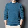 Tide Brand Wool Sweater Men's Autumn and Winter Loose Leisure High-quality Thick Sweater Warm Cashmere Wool Sweater