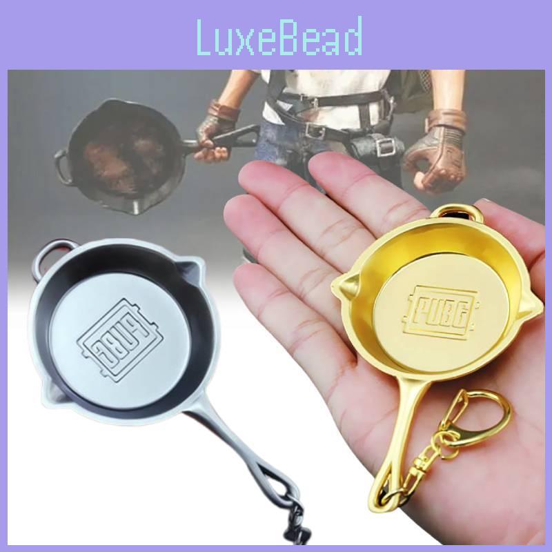 Premium Zinc Alloy Pubg Pan Keychain Metal Souvenir For Gamers And Collectors