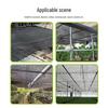 Thickened Black Sunshade Net with Edge Binding & Hole Punch for Heat Insulation, Shading, and Environmental Protection in Greenhouses