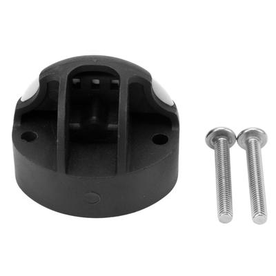 Base de Montagem para Suporte de Vara de Pesca de Barco Nylon Multifuncional Semicircular Base de Montagem para Equipamento de Barco com Parafusos para Canoa Caiaque