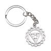 Celtic Knot Charm Hexagram Keychain Irish Amulet Key Ring 28mm Ring