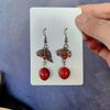 Yunnan Handmade Mori Style Herbal Fruit Earrings – Ethnic, Creative, Fun Jewelry for Women