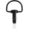 Motorcycle Race Fasteners Quick Release D-Ring 1/4 Turn Race Fairing Fasteners Rivet Type B 17mm (10 Pack) Dark Black