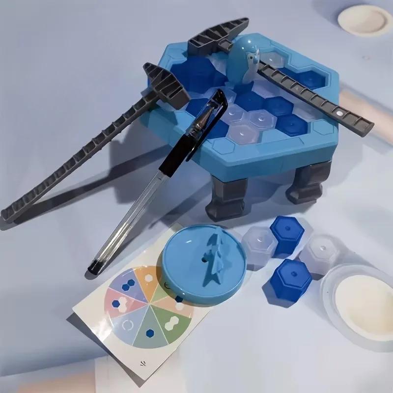 Save Penguin Ice-Breaking Game Interactive Toy for Kids Fun Family Puzzles Brain Training Parent-Child Winter Activities