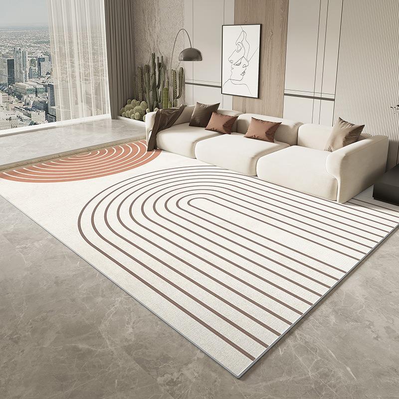 Sofa Kawa Stolik Biuro Duża Powierzchnia Dywan Pokrycie Całościowe Miękki i Antypoślizgowy Dywanik do Salonu Styl Luksusowy Minimalistyczny