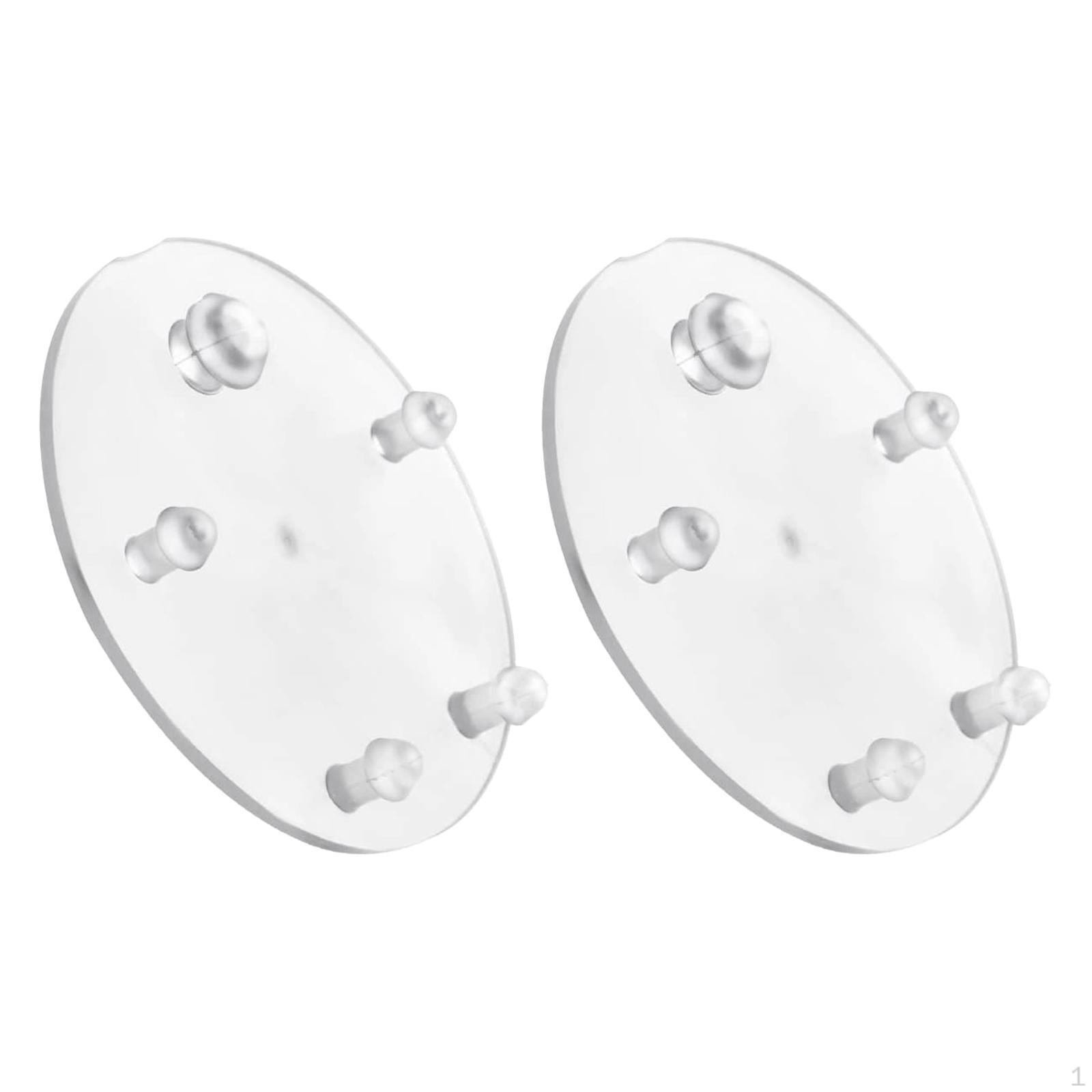 2 Pieces Toilet Tank Gasket Seal, Clear Silicone Seal for 7381424-100.0070A