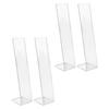 4 Pcs Acrylic Hair Band Display Stand Hair Clasp Hair Clasp Jewelry Display Holder for Shop Transparent