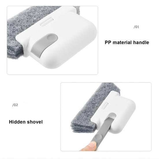Window Groove Cleaning Brush with Replaceable Sponge Window Cleaner Tool Set