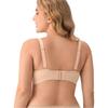 Plus Size Front-Opening Seamless Nursing Bra with Removable Breathable Pads