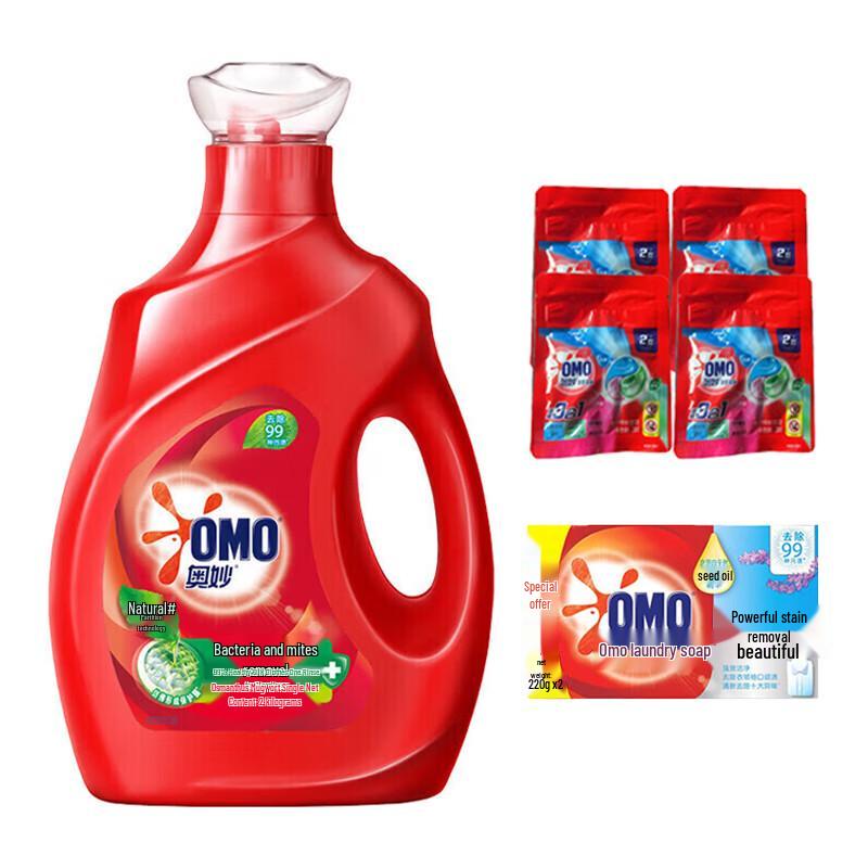 OMO Laundry Care Pack: Detergent, Pods & Soap