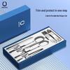 SEESOO 7-Piece Portable Carbon Steel Nail Clipper Set